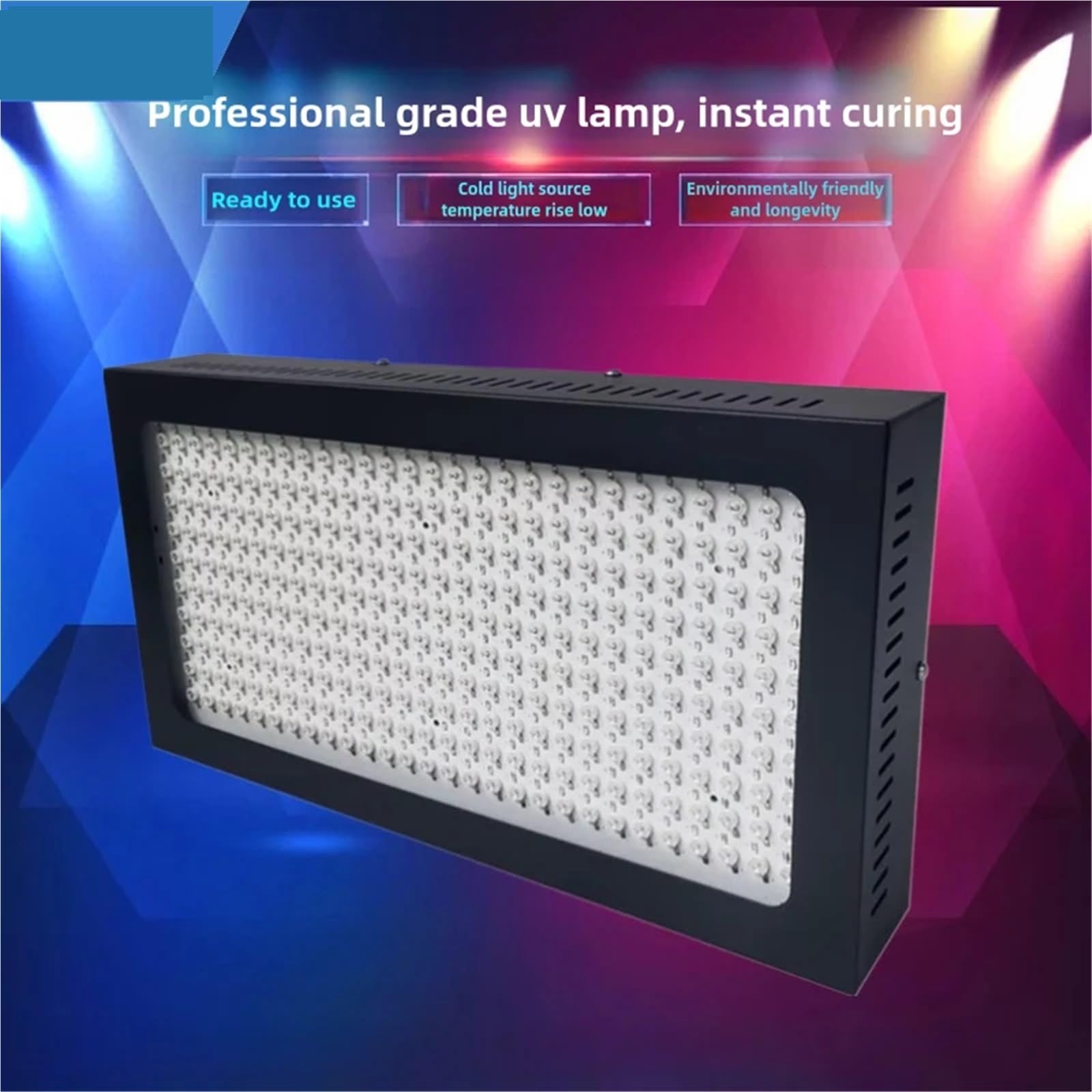 Lampa do paznokci, Lampa Utwardzająca UV LED Chłodzona Powietrzem O Dużej Mocy Do Druku 3D,na podróż do domu