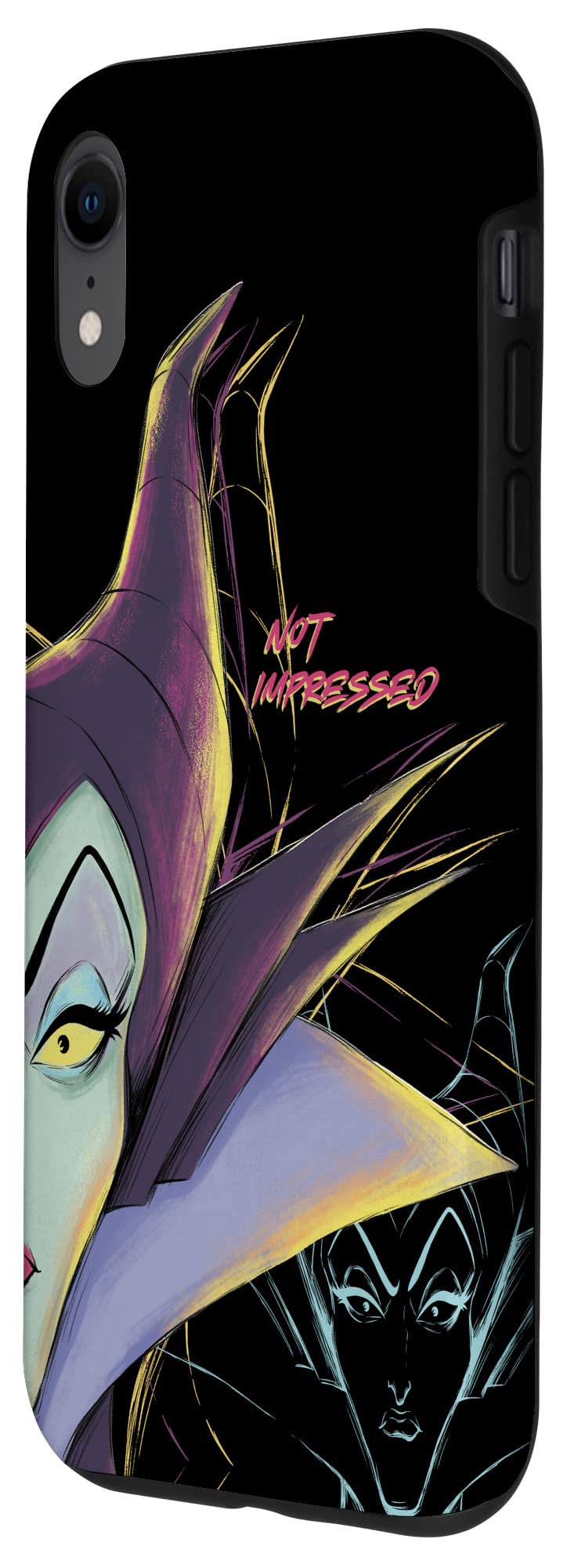 Custodia per iPhone XR Disney Villains Malefica non impressionato Halloween