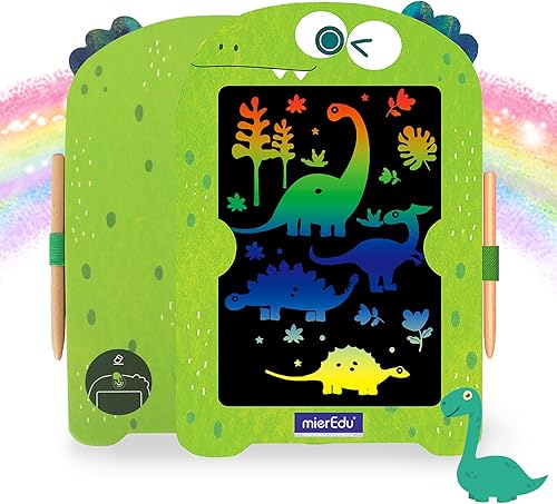Miniatura 1 de mierEdu Tableta de escritura LCD, tableta de dibujo de 8.5 pulgadas, tablero de dibujo de juguete de dinosaurio, regalo educativo electrónico de