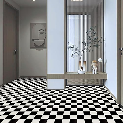 Miniatura 6 de Azulejos de vinilo impermeables para despegar y pegar, para baño, autoadhesivo, duradero, súper fácil de usar (11.8 x 11.8 pulgadas)