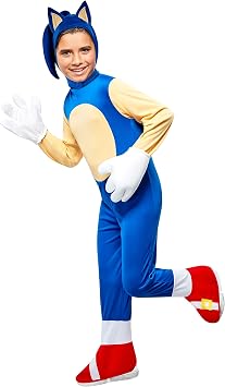 Rubies Sonic the Hedgehog: Costume for Kids, Boy's Medium