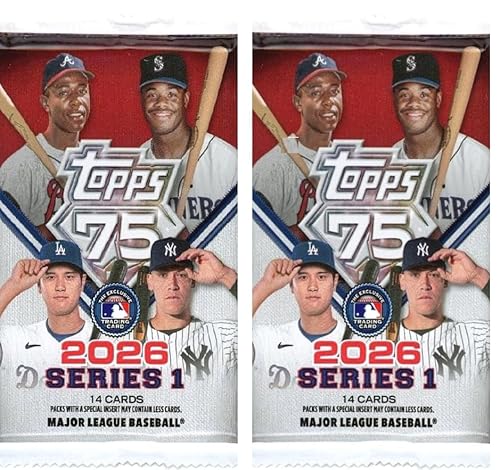 2PACK - 2026 Topps Series 1 Baseball Exclusive Factory Sealed