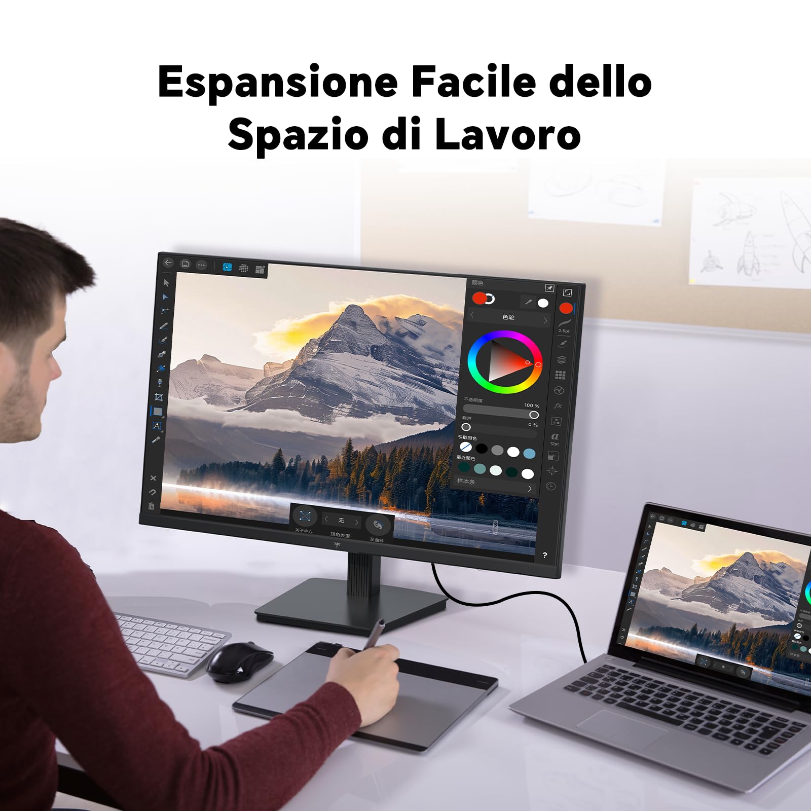 KTC Monitor 4K 27 Pollici | UHD@60Hz | 1,07 Miliardi di Colori, 133% sRGB, 100% DCI-P3, ΔE＜2 | Luminosità 400 cd/㎡, HDR400 | VESA 100x100 | Filtro Anti-Luce Blu | 2 x HDMI 2.0, 1 x DP 1.4 | H27P27