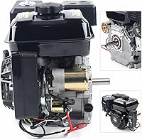 Vista 7 de Motor de motor de gas de 4 tiempos de 7.5 HP, 210 CC OHV, motores de gasolina horizontales de arranque eléctrico, motor de refrigeración por aire