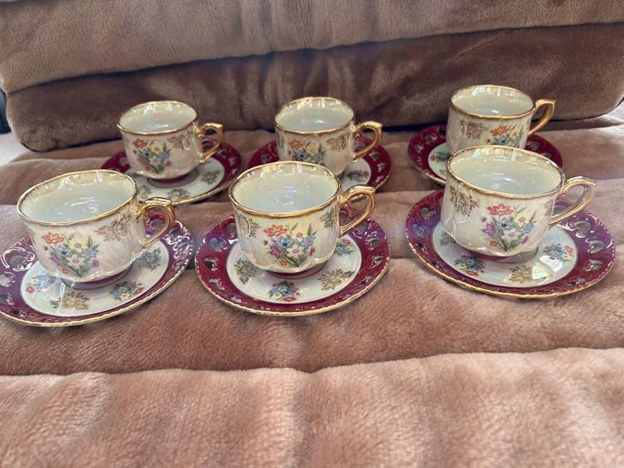 Amazon.co.jp: セーエー陶器 ティーカップ&ソーサー2客セット