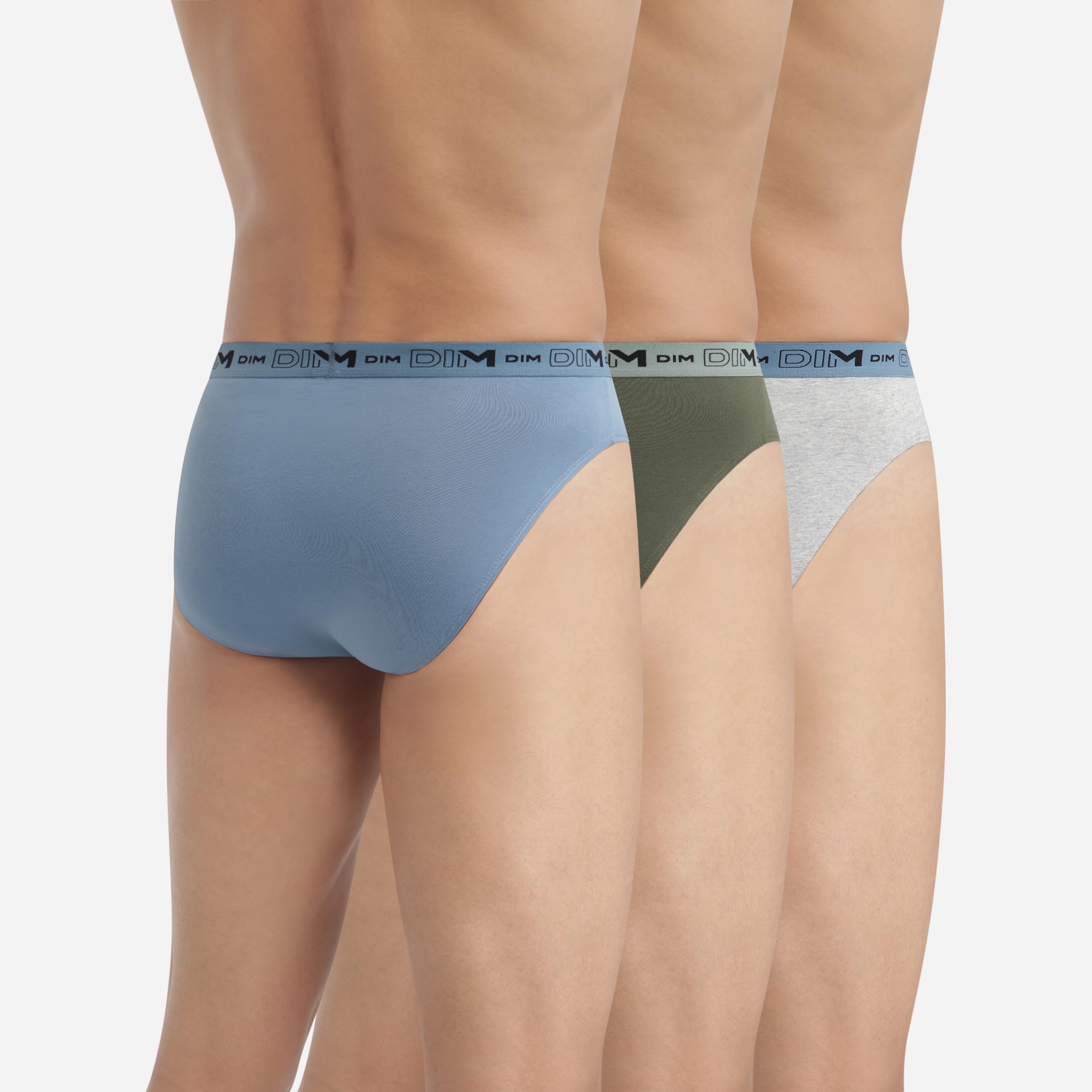 DIM Coton Stretch Bio | Slip Homme en Coton Bio Stretch x3 | Maintien Quotidien | Certifié Oeko-Tex | Écoresponsable et Confort Durable