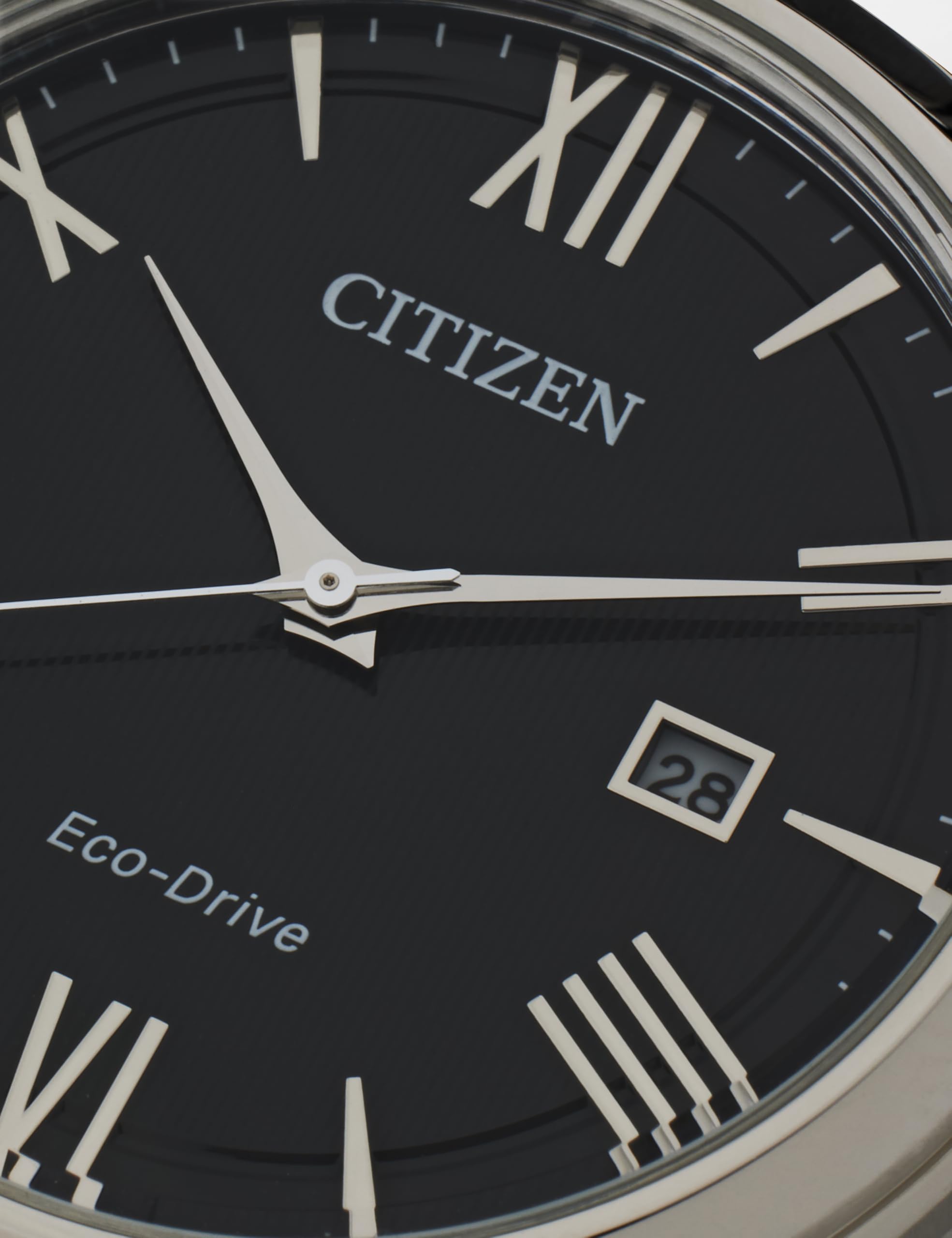 CITIZEN Herren Analog Quarz Uhr mit Leder Armband AW1231-07E | Eco-Drive Solar | Keine Batterie Nötig | Kristallglas | 4 bar Wasserdicht | 240 Tage Gangreserve | Datum | Lederband