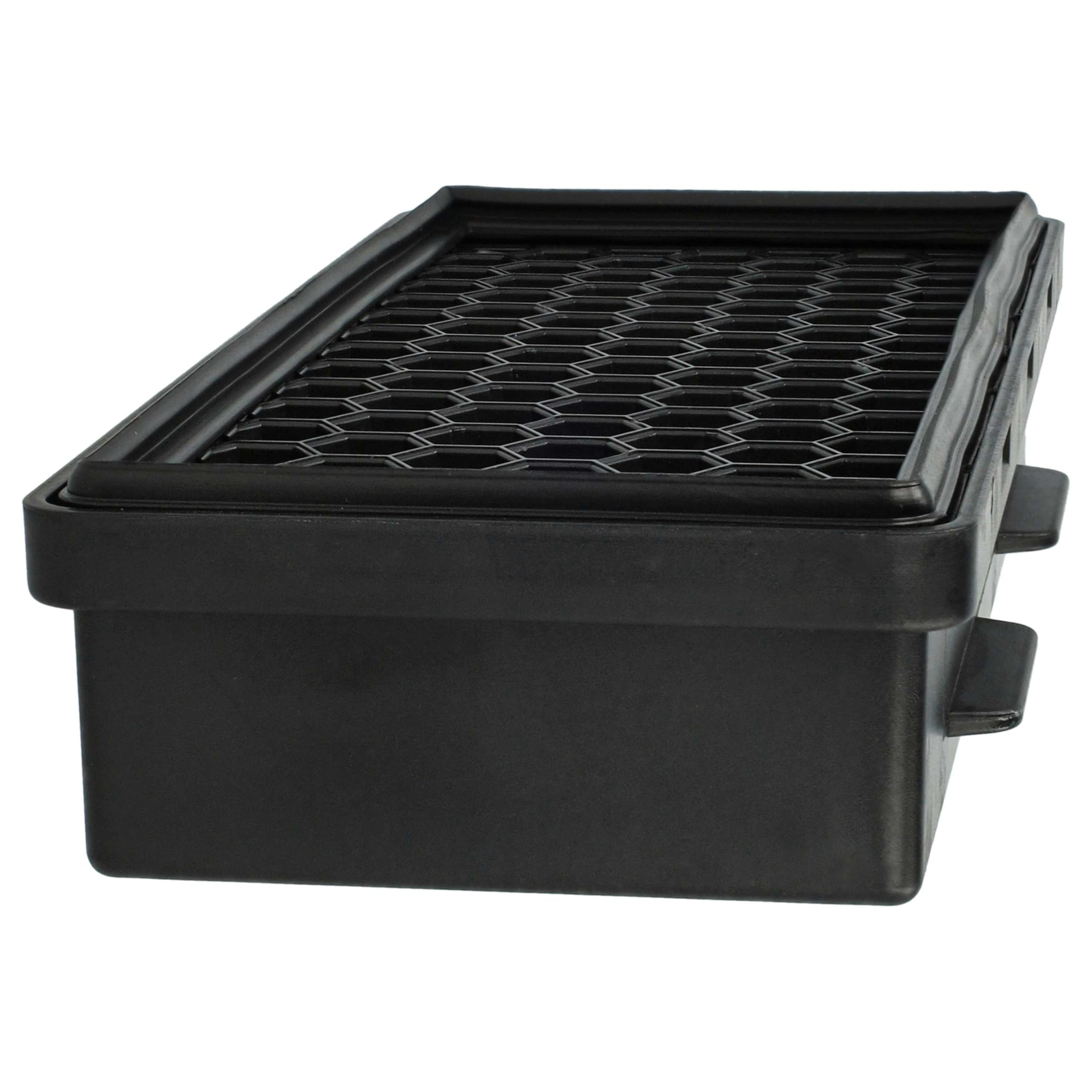 vhbw 2 x filtr do odkurzacza kompatybilny z Samsung SC15F30, SC15F30WB, SC15F30WA, SC08F60, SC15F30WD, SC15F30WC - filtr HEPA czarno-biały
