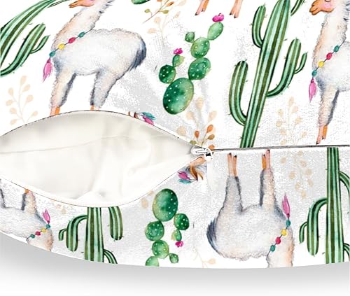 Miniatura 3 de Fundas de almohada de cactus de animales tropicales de 16 x 16 pulgadas, fundas de almohada cuadradas decorativas, fundas de cojín suaves para sofá,