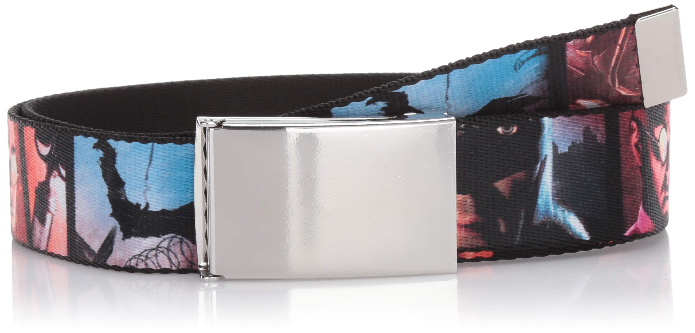 Men's Buckle-Down Web Belt Batman Arkham City 1.5" Belt