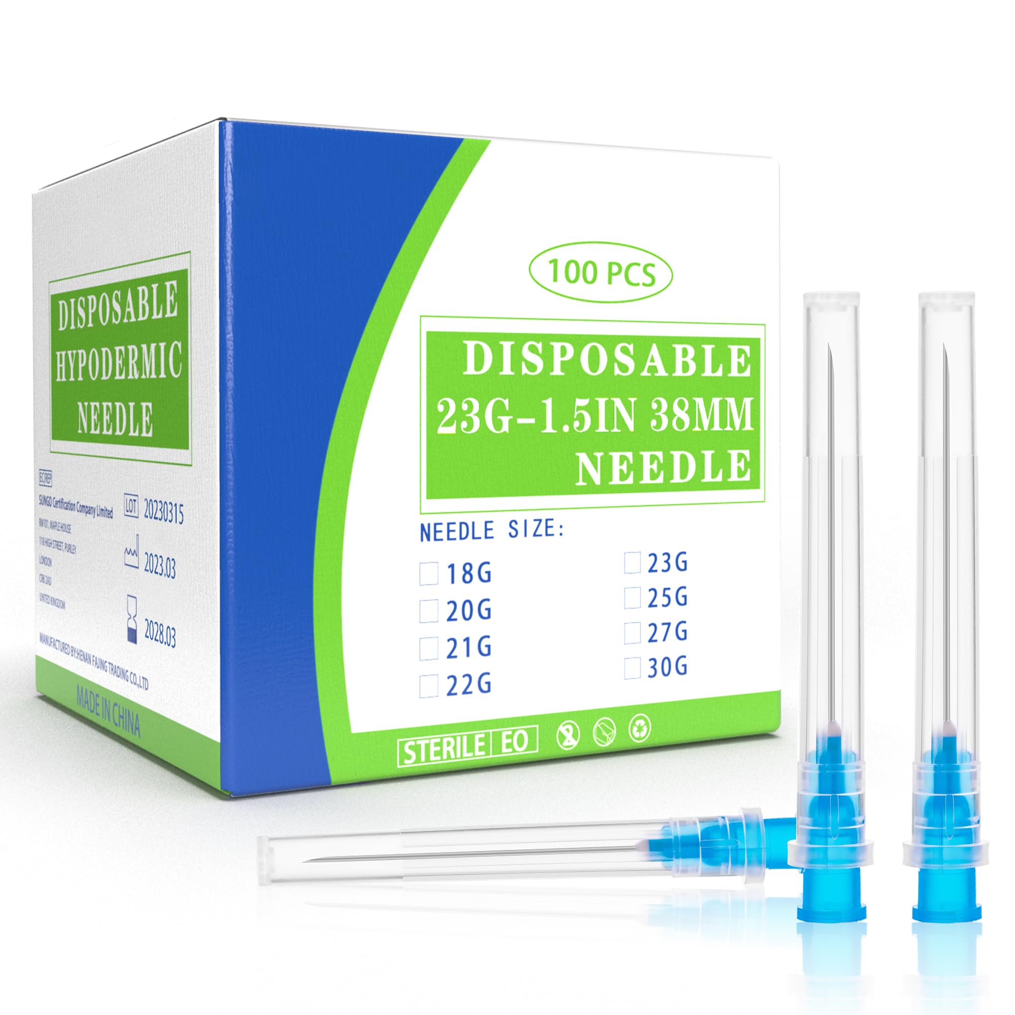 32Ga 5/32 Inch Luer Lock Needle Accessories with Cap for Scientific and Industrial, Individually Wrapped, 100 Pack — Amazon image 9