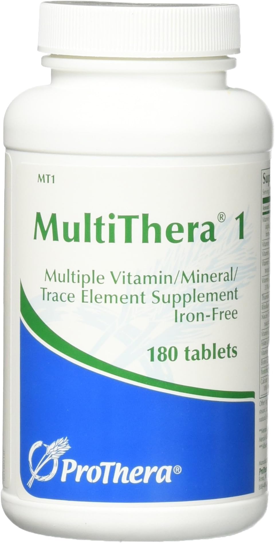 MultiThera 1 (Iron-Free) - 180 Tablets by ProThera