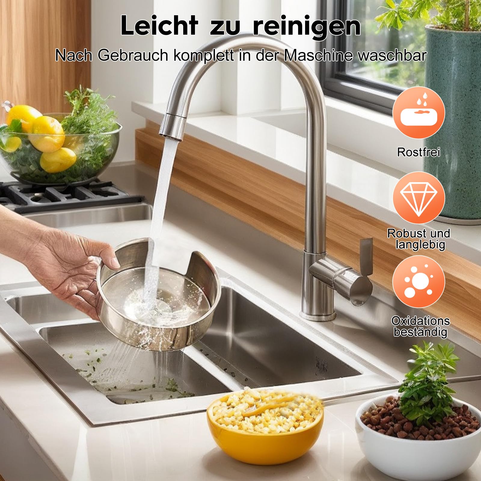 Pressa manuale per hamburger, pressa professionale per hamburger da 13 cm, con separatore antiaderente e piedini in gomma antiscivolo, adatta per uso domestico