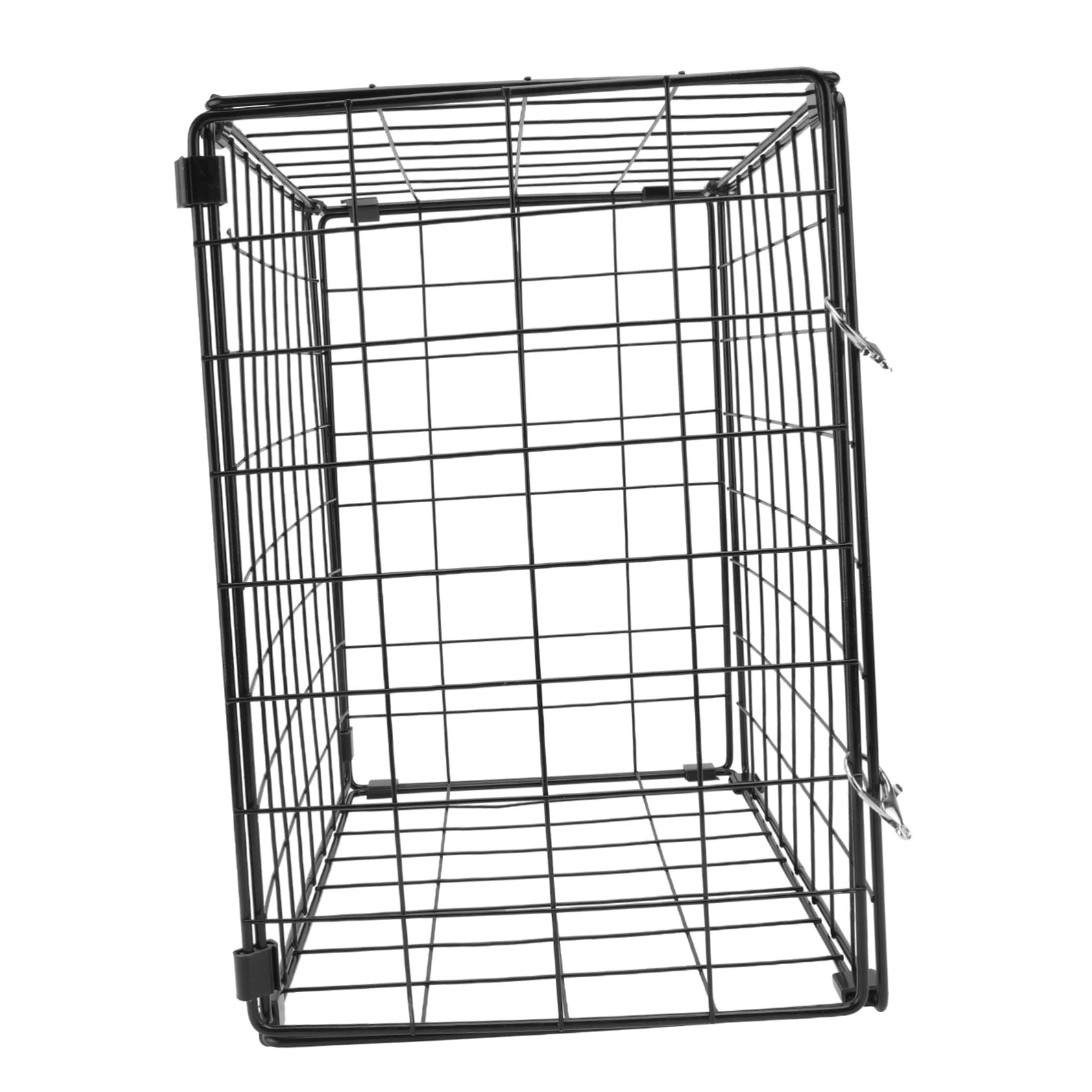 Toddmomy 1Pc Folding Cat Cage Iron Pet Carrier for Travel and Bath Drying Transparent Design Cat Cage for Home Use and Portable Pet Travel