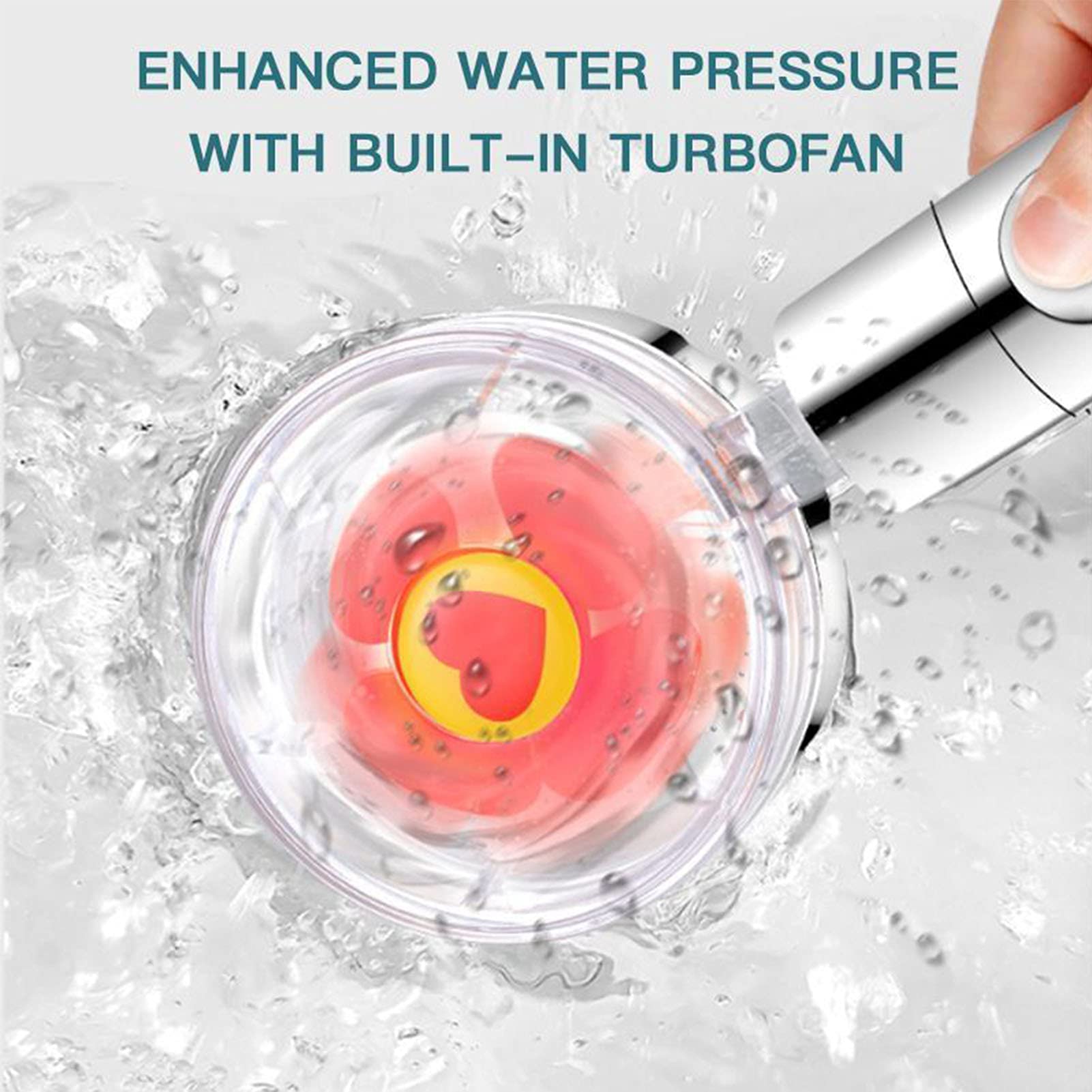 Amazon.co.jp: 高圧シャワーヘッド、フィルター付き節水シャワーヘッド