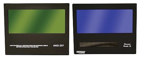 Jackson Safety Kit de placa de lente para casco de soldadura WH30, 5 placas de seguridad delanteras y 2 traseras, sombra 10 IR, 23440