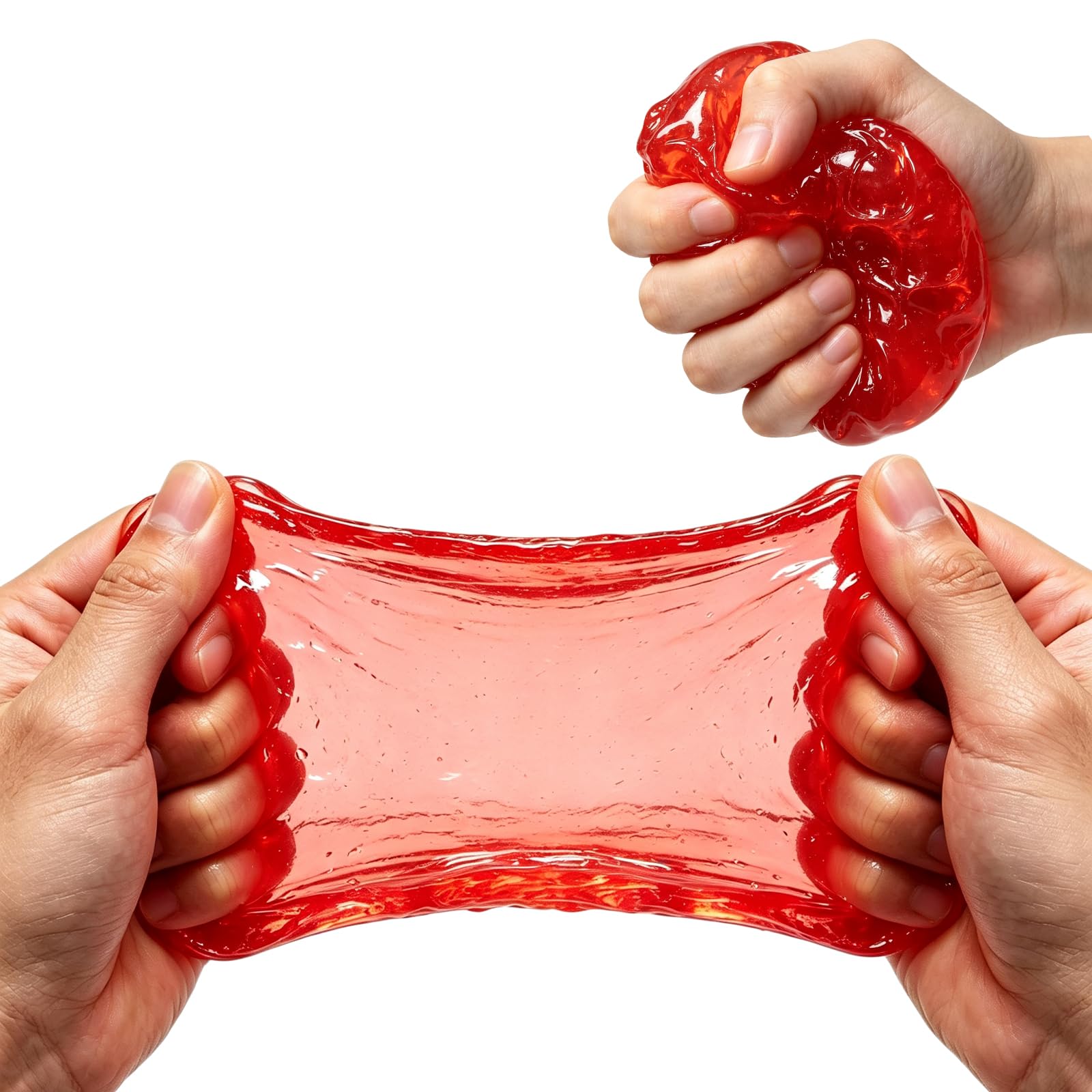 1 Pcs Squishy Cube, Ice Cube Squishy Fidget Toys Slow Rising Squishies Sugar Squishys Toys, Stress Ball Squishes Fidgets Viral Squishies, Giant Squishys for Anxiety and Relaxation(Red)