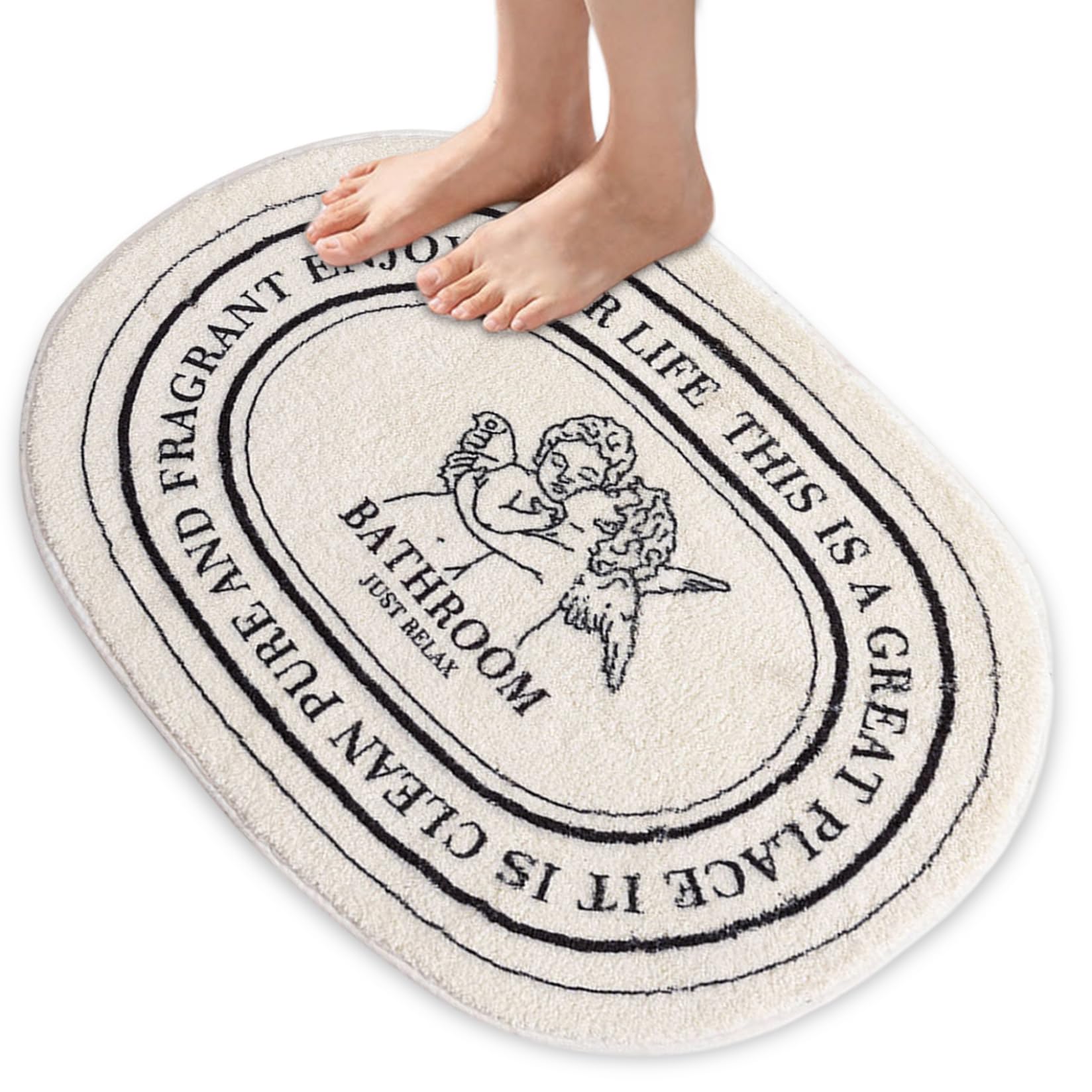 Tapis de bain antidérapant pour éviter les glissades et sols mouillés