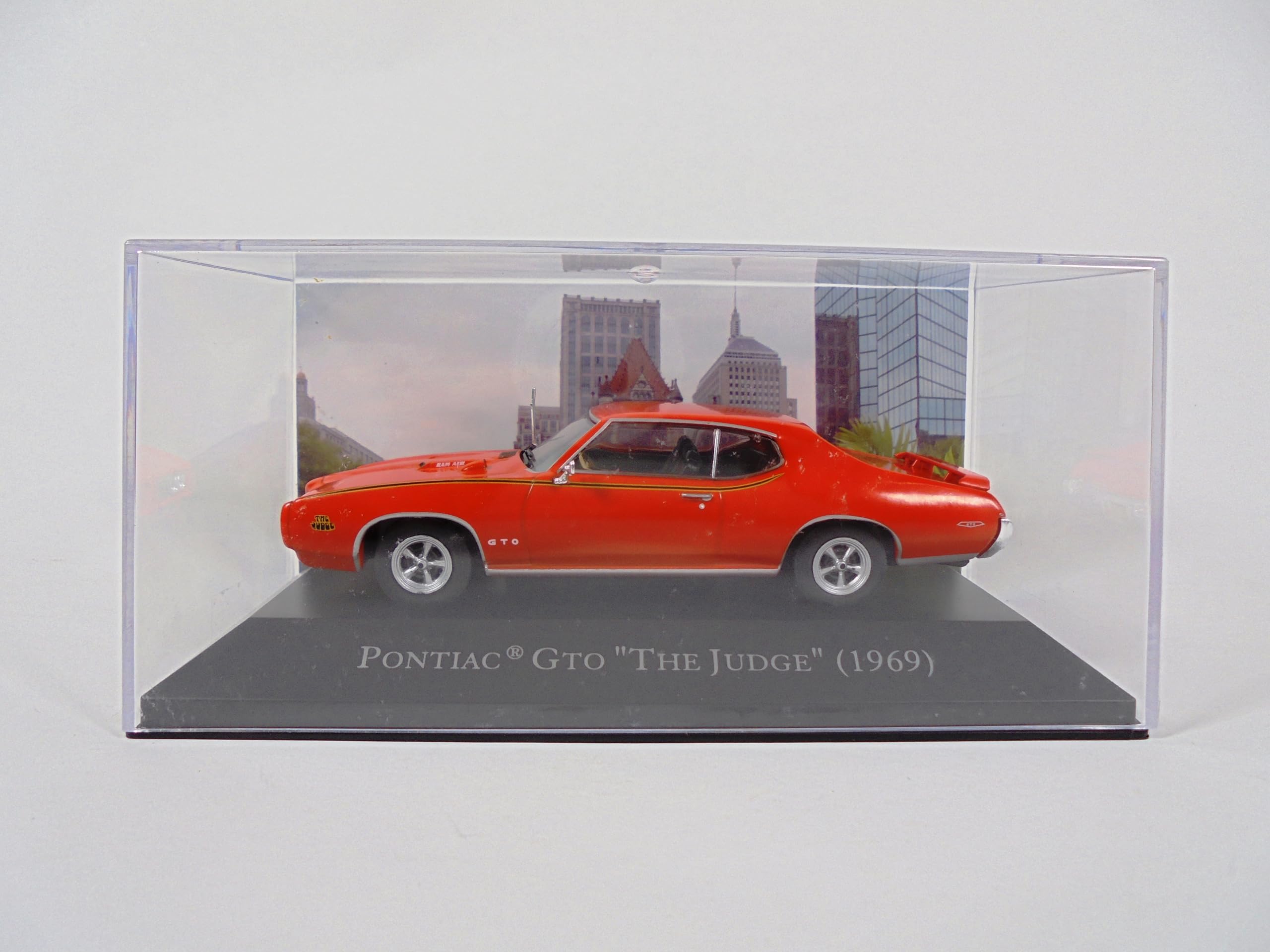 OPO 10 - Modellino Auto in Scala 1/43 Compatibile con Pontiac GTO The Judge 1969 - AC08
