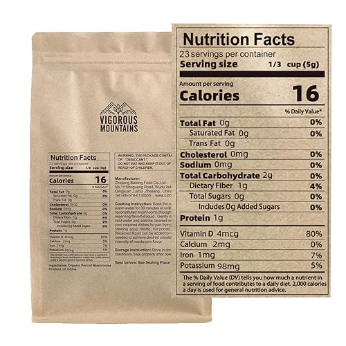 Miniatura 2 de VIGOROUS MOUNTAINS Setas porcini secas en polvo y setas porcini rebanadas para cocinar