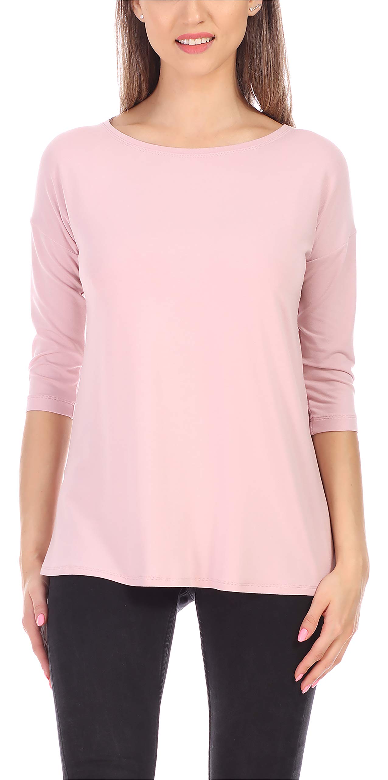 Merry Style Langes Oberteil Shirt mit Spitze MS10-318