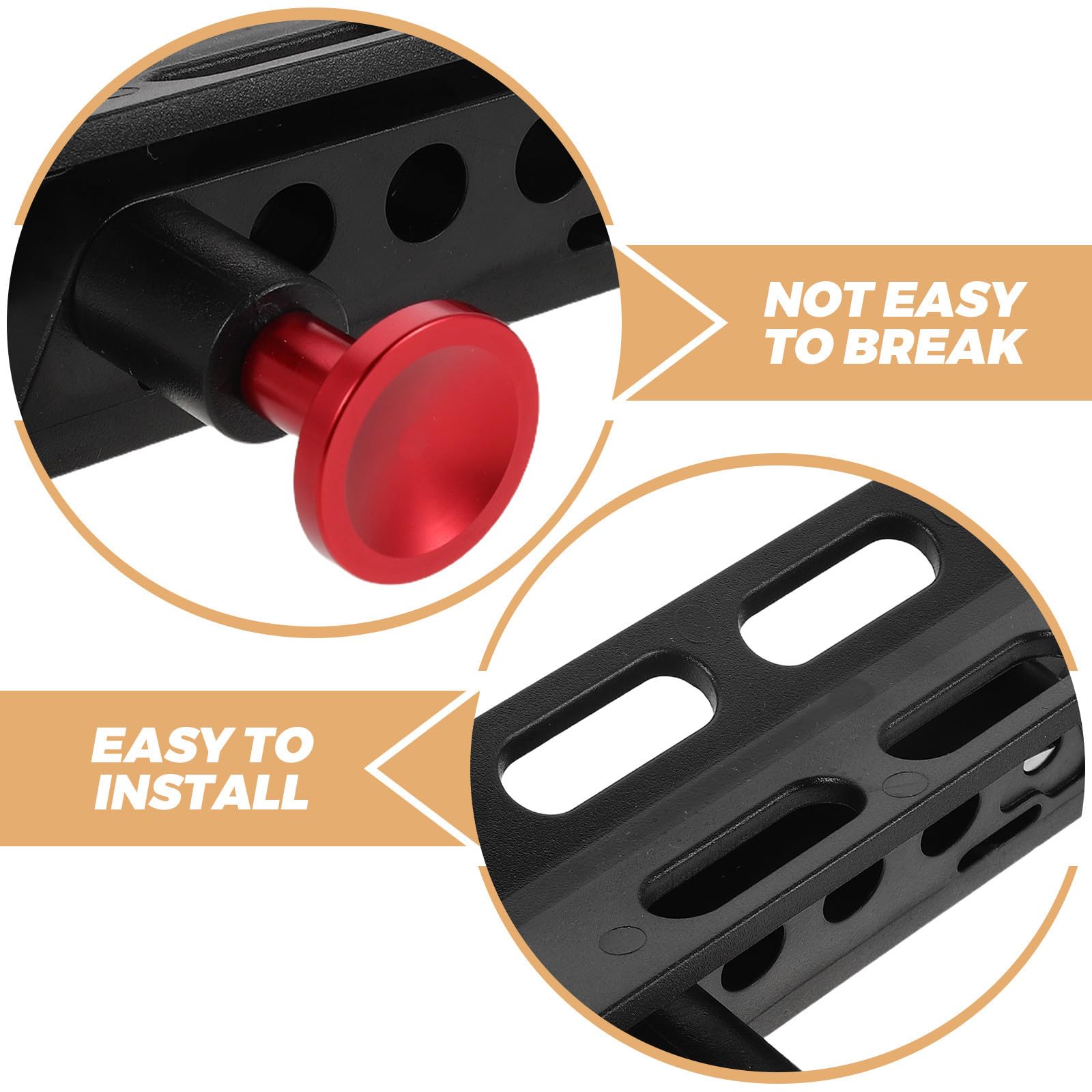 Gadpiparty Soporte de Extintor para Vehículo Utv Liberación Rápida, Abrazadera Antivuelco Resistente, Montaje Plástico Duradero para Motocicleta y Camión, Soporte Compacto para Seguridad