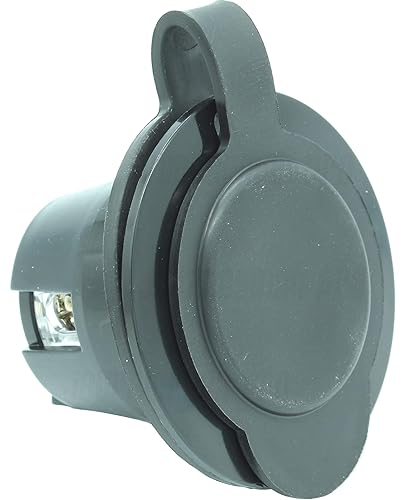 Miniatura 2 de Journeyman-Pro 5279 15 Amp 120-125 voltios, salida con brida NEMA 5-15, grado comercial negro, 2 polos-3 cables, receptáculo de cargador de enchufe