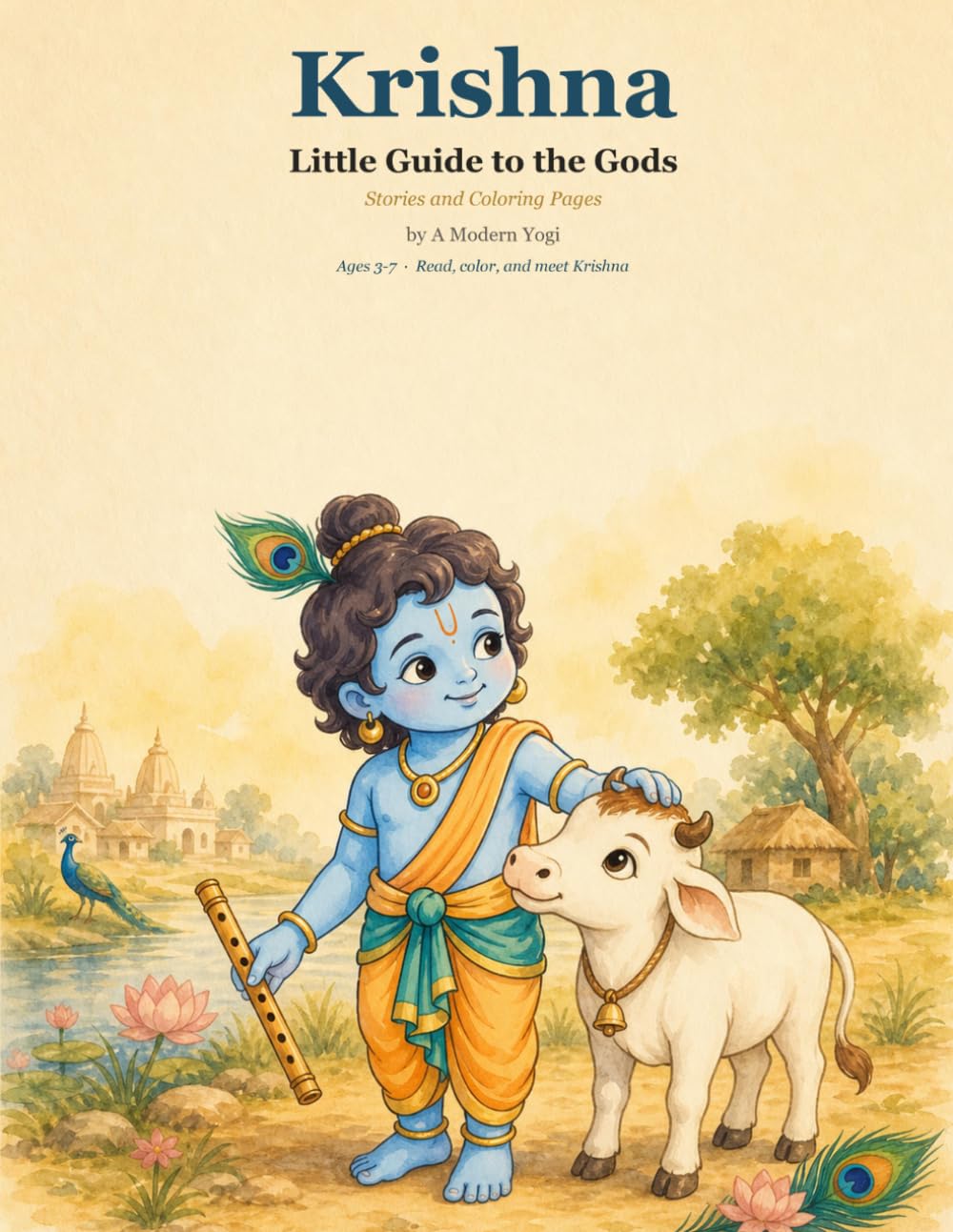 Krishna: Little Guide to the Gods: Stories and Coloring Pages