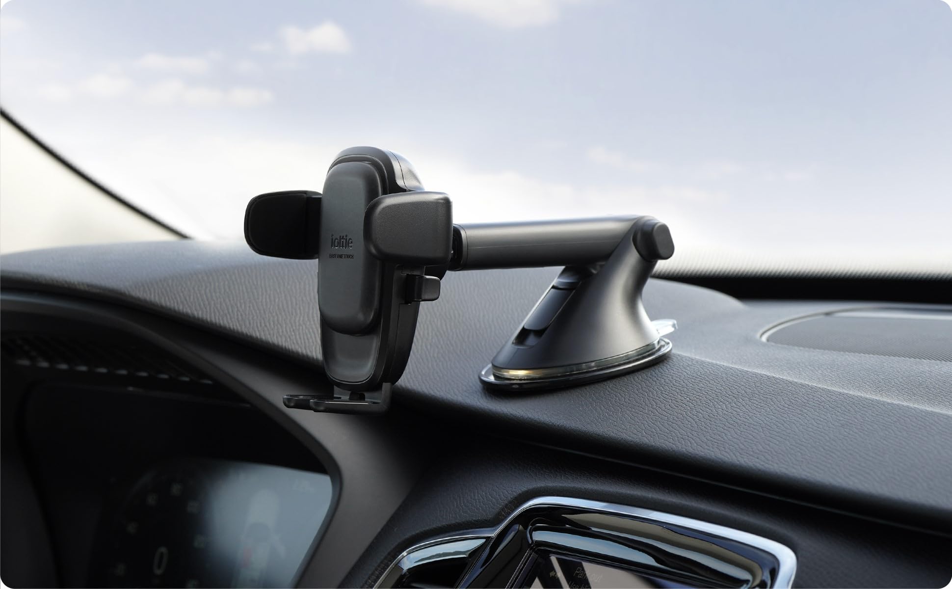 iOttie Easy One Touch 6 Dashboard & Windshield Mount | universelle KFZ-Handyhalterung | Befestigung über Saugnapf auf Armaturenbrett oder Windschutzscheibe | Easy One Touch Funktion
