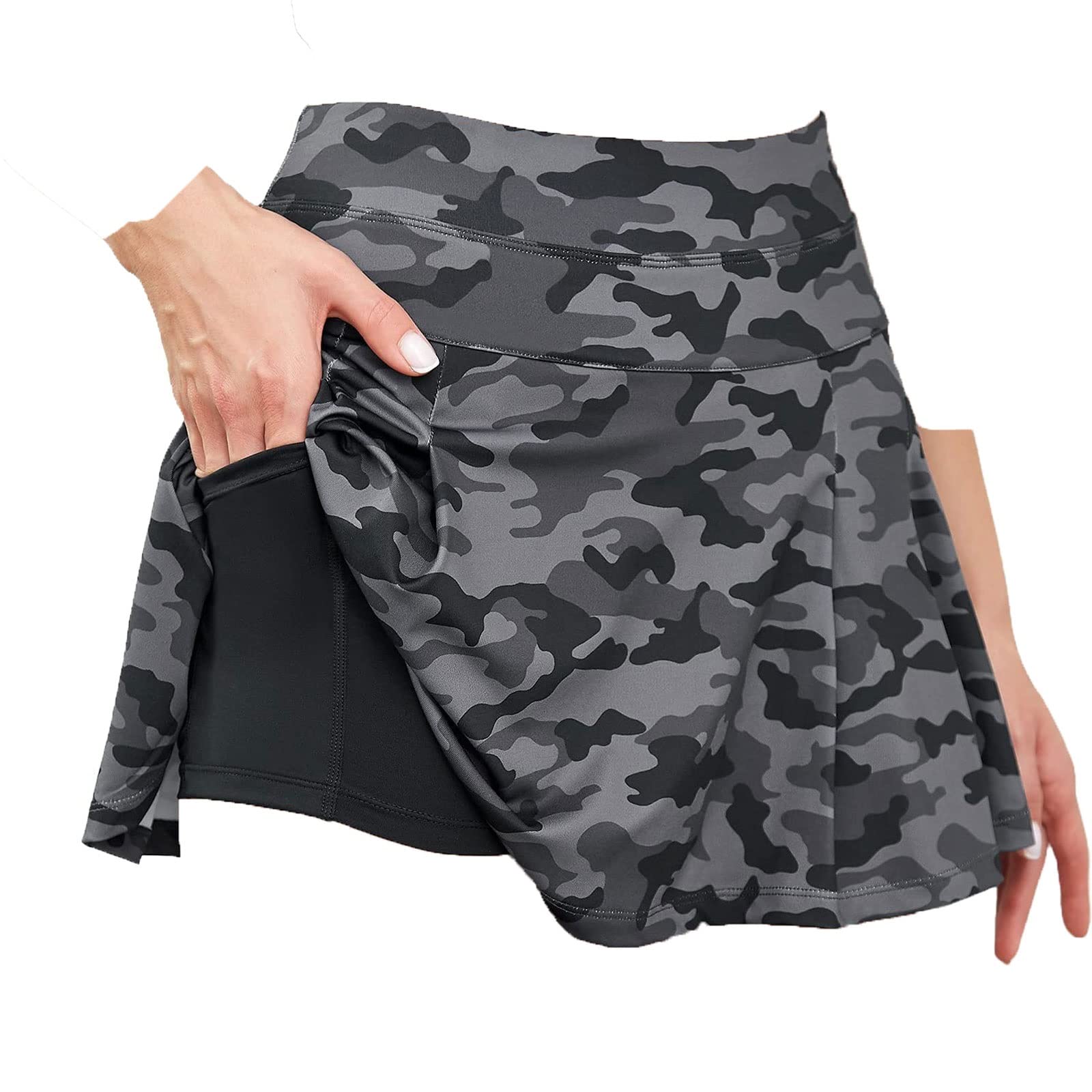 Gonna Gonne Da Tennis Donne Badminton Golf Gonna A Pieghe A Vita Alta Tasca Pantaloncini Fitness Plus Size Sport Skorts