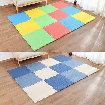 Amazon.co.jp: OWUYOKIN ジョイントマット ベビージム プレイ