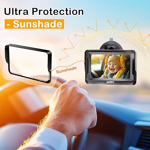 Miniatura 6 de Paquete de 2 cámaras para bebés gemelos, monitor de bebé doble orientado hacia atrás con visión nocturna, fácil de conectar y usar para múltiples