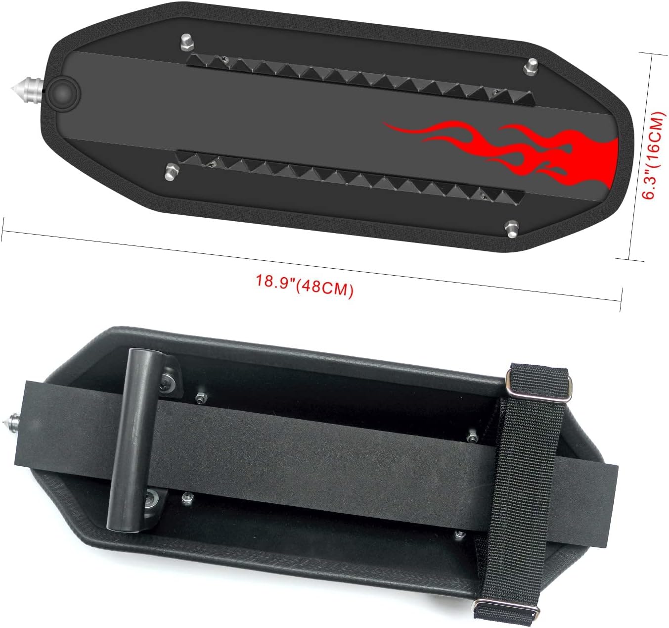 Shindn Outdoor Safety & Survival Self Defense Arm Shield, Multifunctional Aluminum Alloy Shield With Glass Breaker