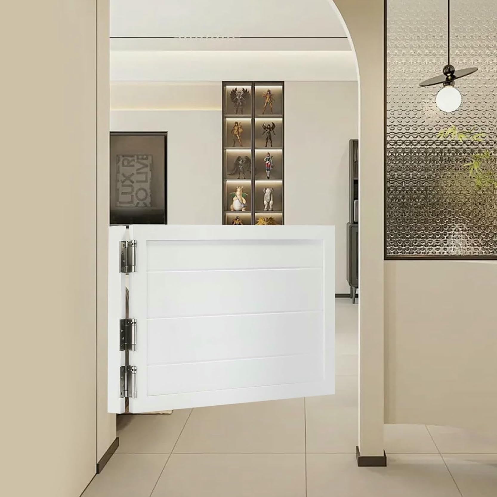 Porta Oscillante, Porte del Bar retrò per La Barra di Partizione di Recinzione;Porta di Oscillazione in Legno Massiccio Basso Rumore con Cerniere