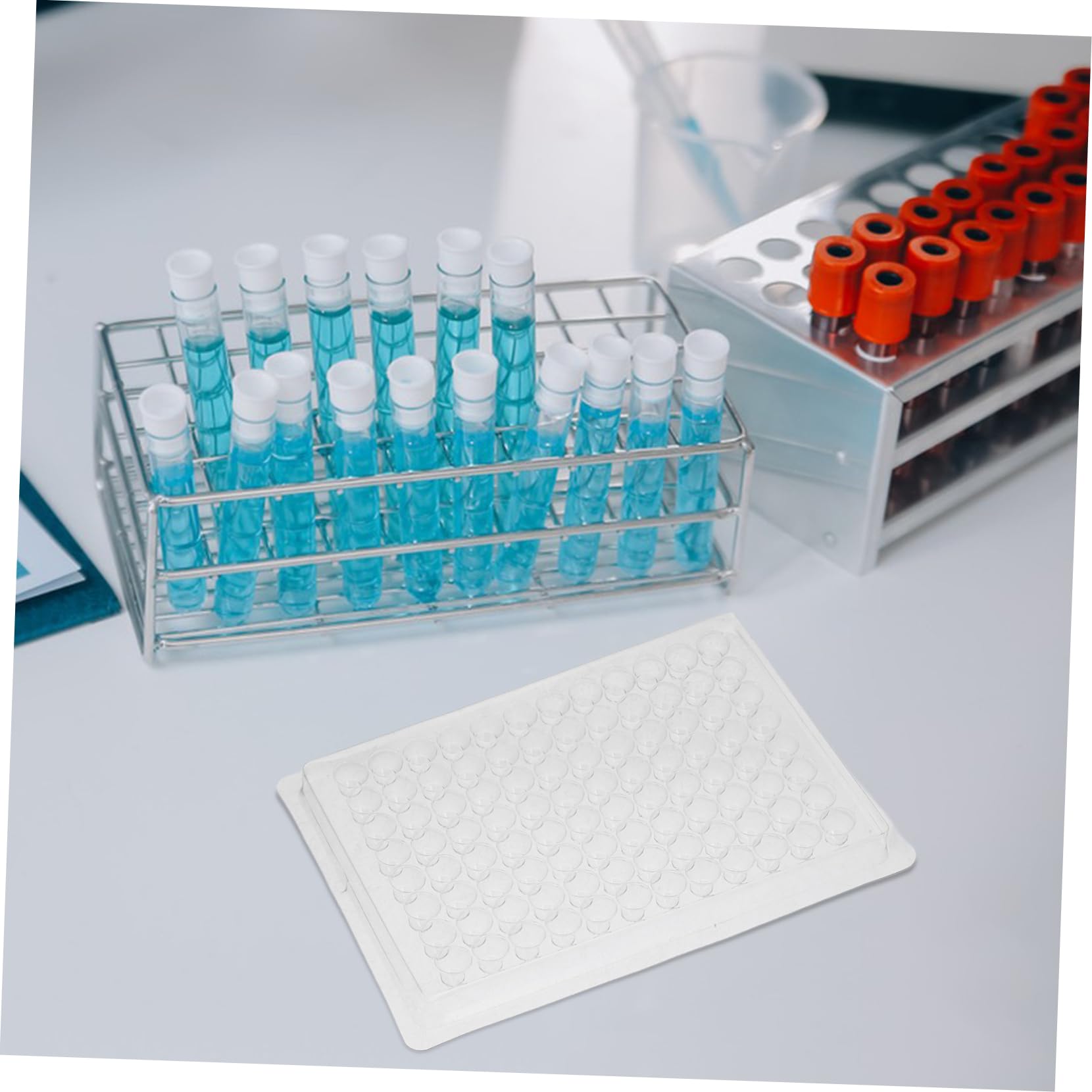 PRETYZOOM 3 Set Piastra Di Coltura Cellulare Per Laboratorio Piastra Di Coltura Cellulare Da Laboratorio Strumenti Per La Coltura Dei Tessuti Pvc Transparent 100 Pezzi*3