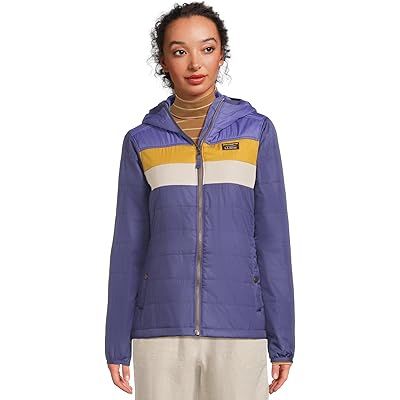 Куртка-пуховик с капюшоном L.L.Bean Mountain Classic Цвет: пыльный перивинкл/темный сумеречный синий