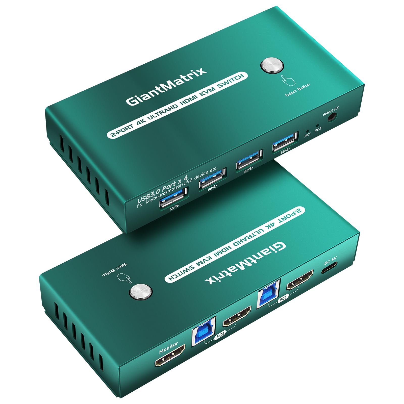 Amazon.co.jp: kvm Switch HDMI 1 モニター 2 コンピューター edid