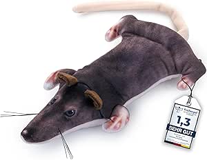 PetTec® Interactive Cat Toy Electric for Self-Employment - Moving Rat Mouse with Catnip - Interactive Cat Toy - Automatic Cat Toy - Cat Toy asin的图片