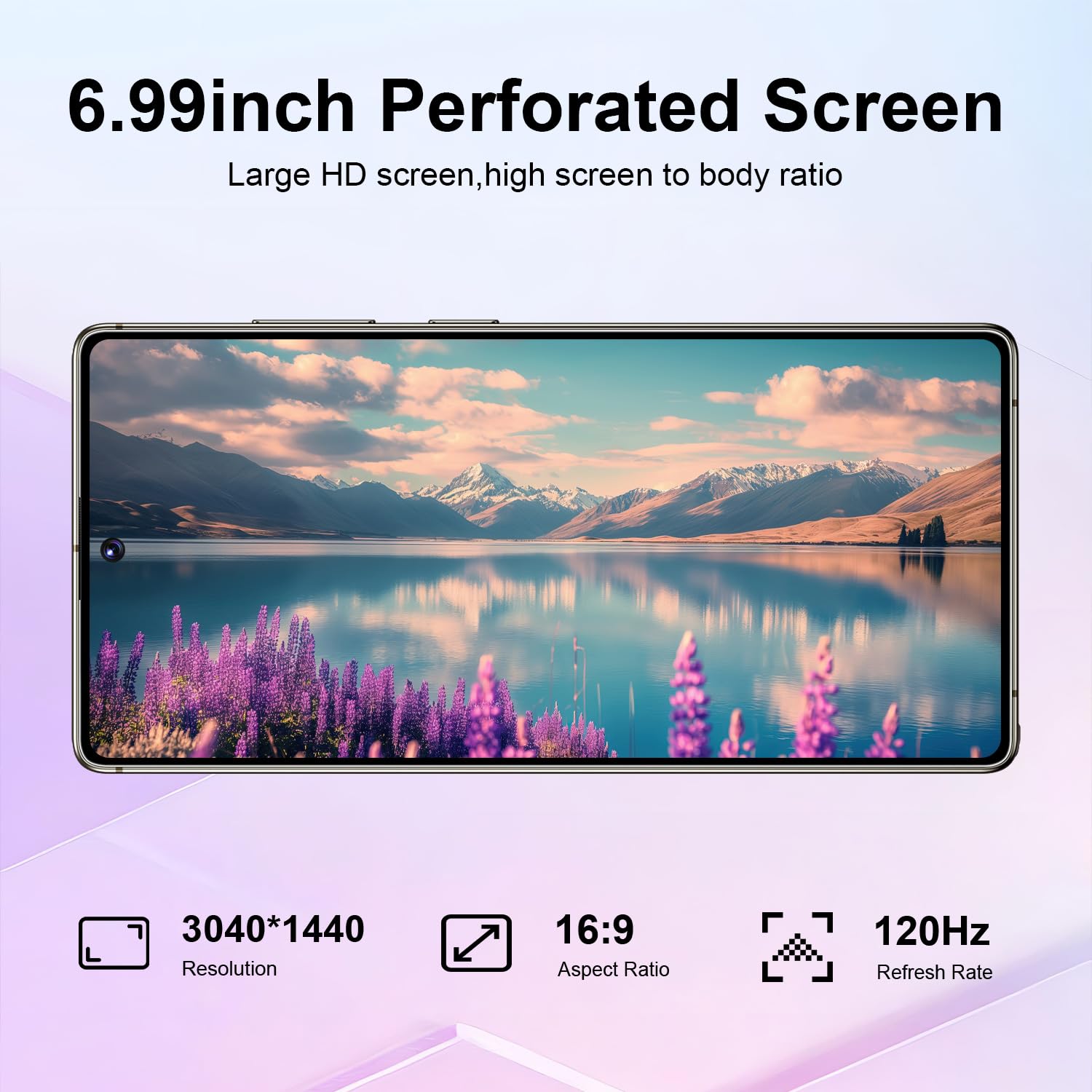 I26 Ultra Business 5G Smartphone, Dual SIM, 12GB+512GB, Snapdragon 8 Gen 4, 6.99" Screen, 7000mAh, Android 15, Stylus Pen & Face Unlock (Dark Blue) - 3