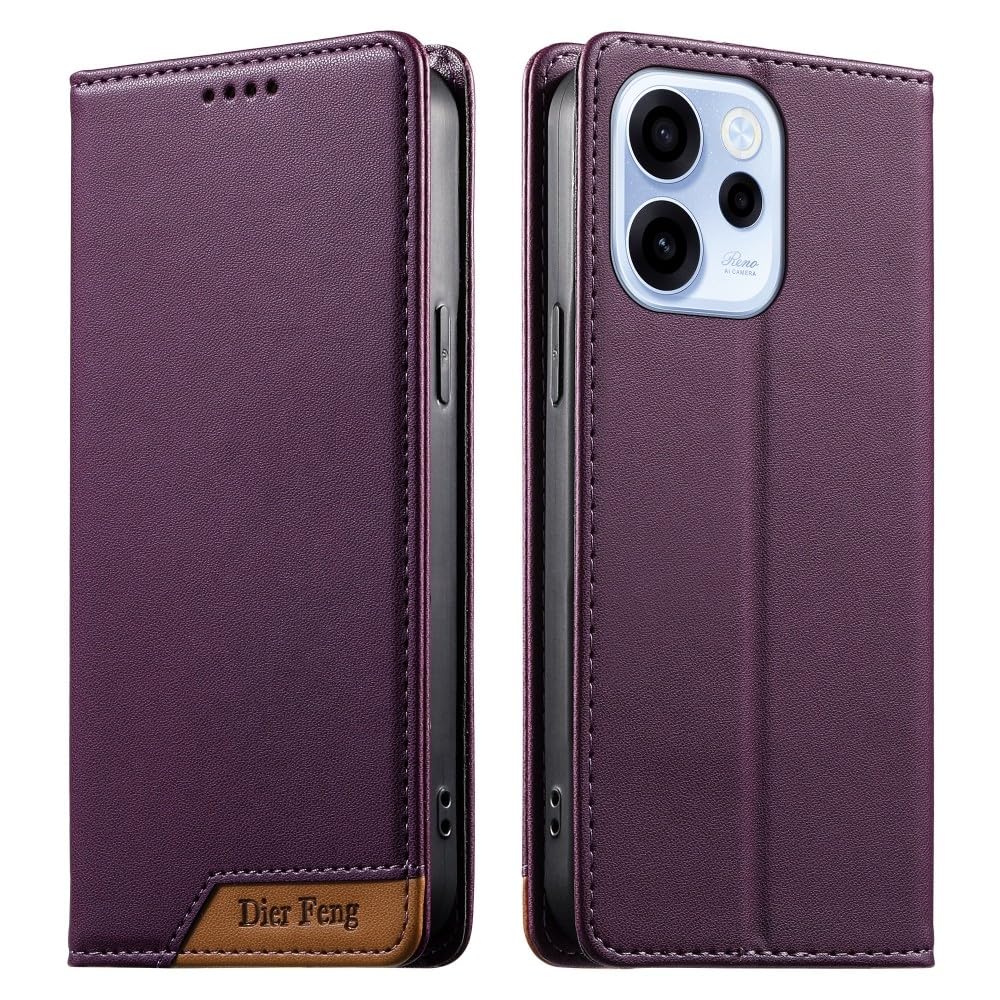 Étui OPPO Reno 13 5G bordeaux fini les écrans rayés avec ce rabat - 8