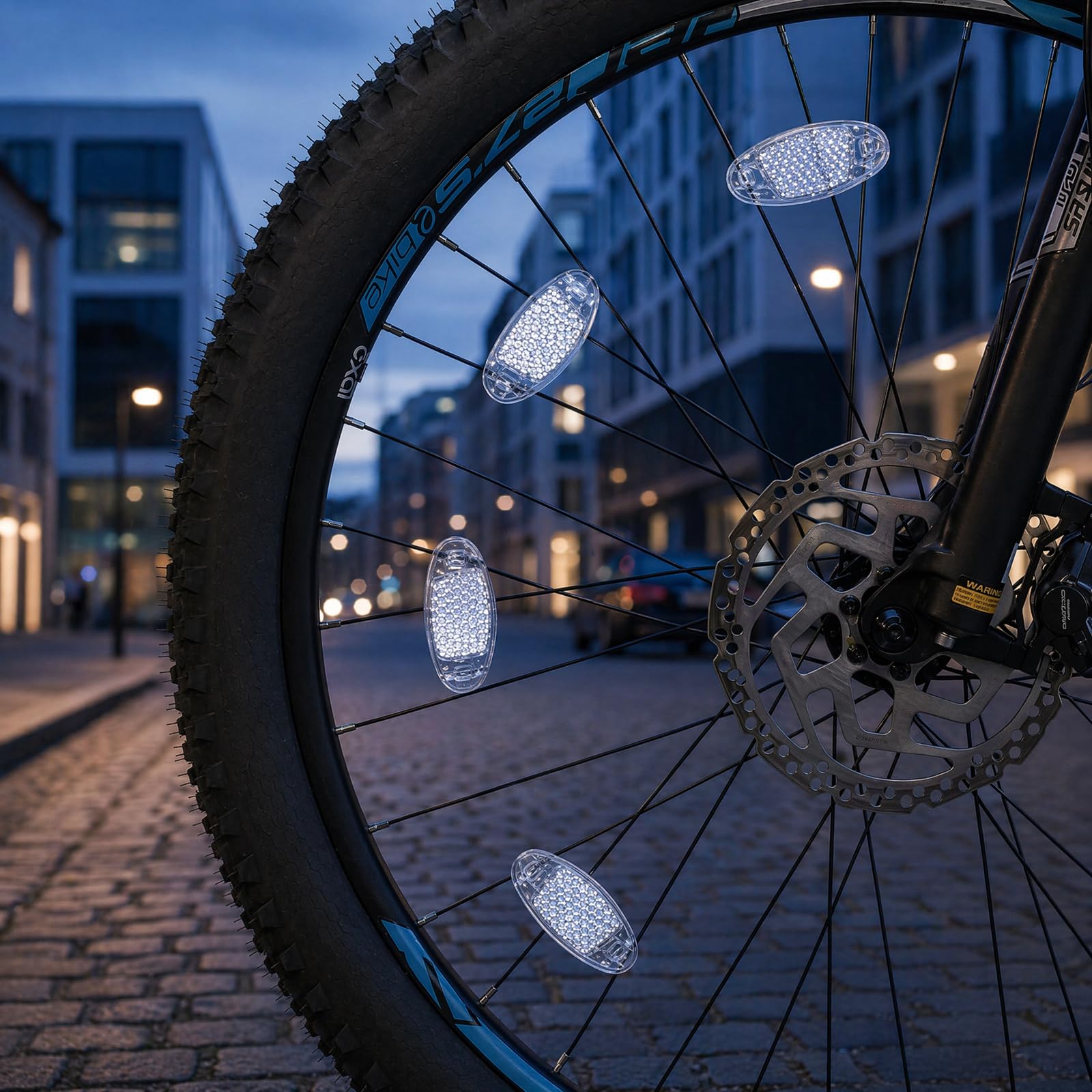 Nivofu 10 sztuk rowerów z kocimi oczami, dopuszczone do ruchu drogowego (obowiązują przepisy lokalne), wysokiej jakości reflektory na szprychy z tworzywa sztucznego, odblaskowe koła dla maksymalnego