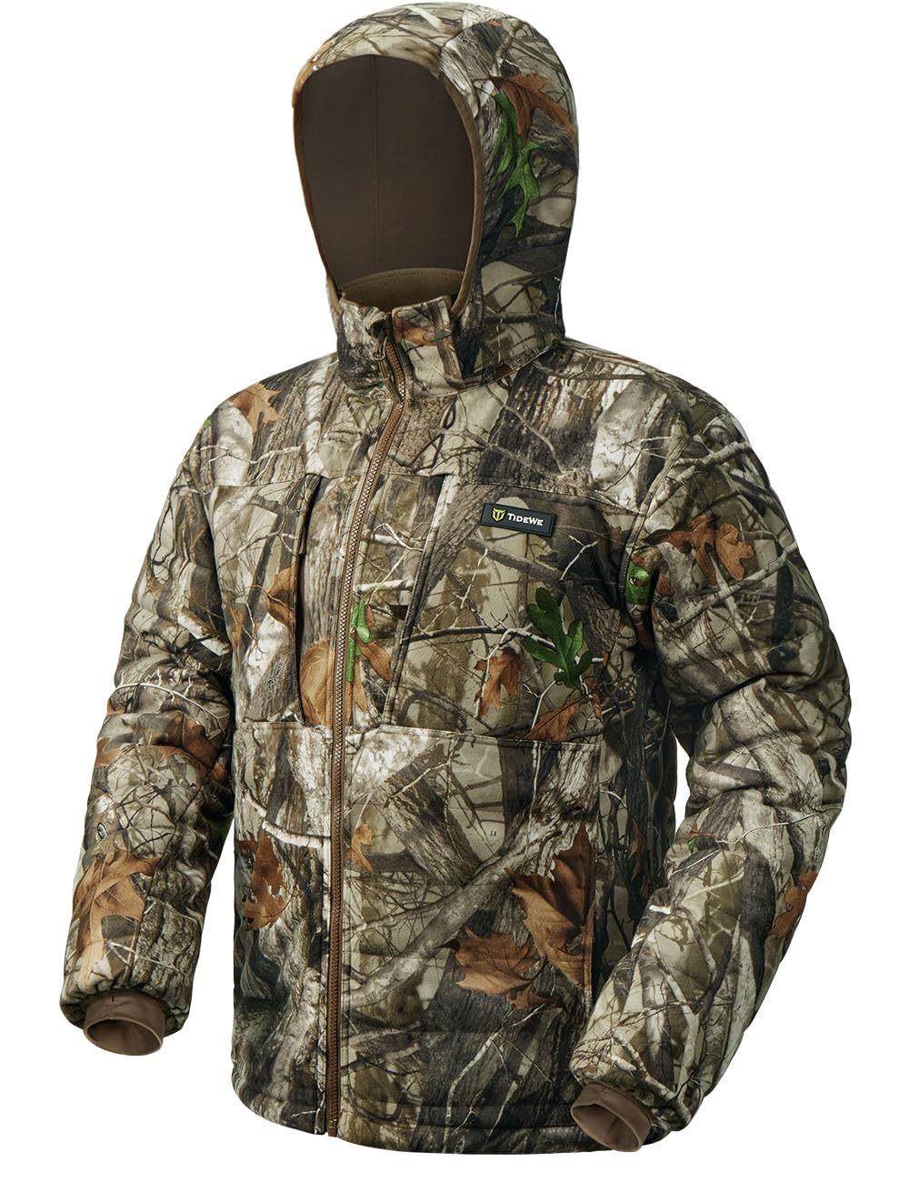 TIDEWE Hunting Jackets for Men, Silent Hunting Coat with 220G Insulation, Deer Hunting Clothes, Next Camo G2 Next Camo G2 Large