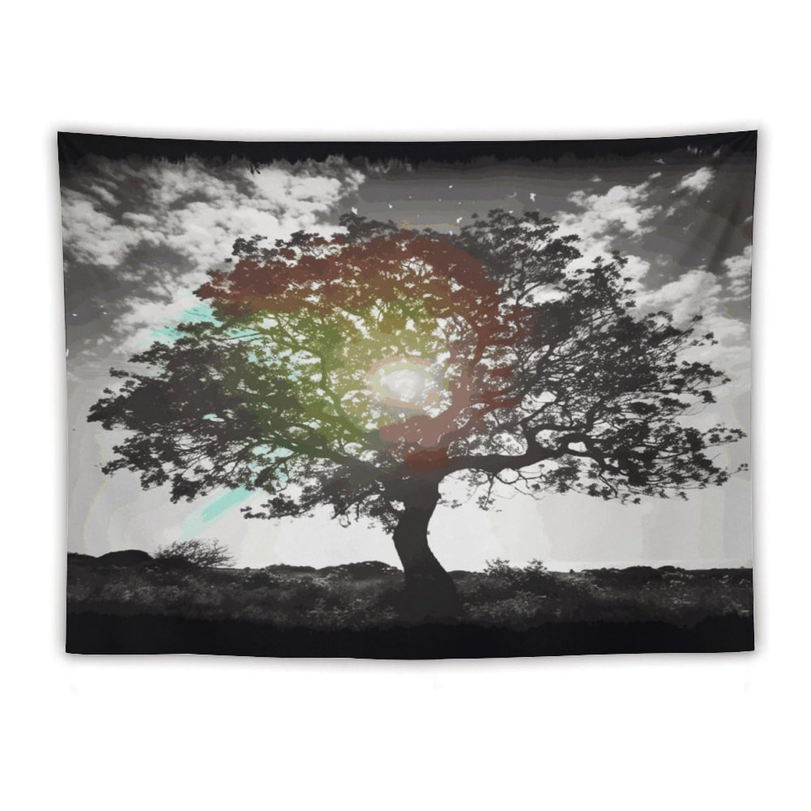 LDGSUPH Tree Art Tapestry Wall Hanging Decor Anti-fading Aesthetic Wall Tapestries Fashion Wall Blanket Decor Modern Wall Art Tapestry for Bedroom Home Decor 60"x80"