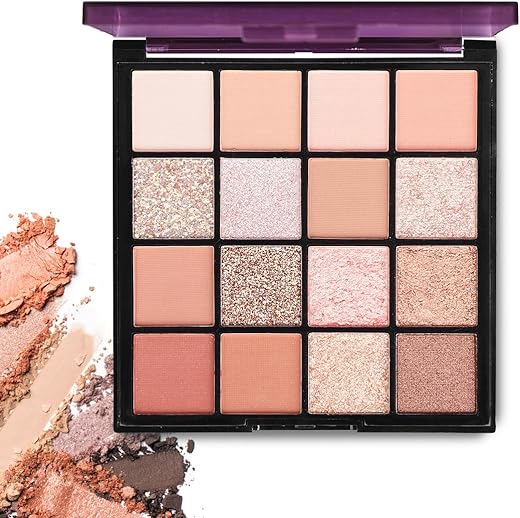 Hilary Rhoda Perfection Eyeshadow Palette|Highly Pigmented Eyeshadow Palette|Matte&Shimmer Finish|Long Lasting Eyeshadow For Women|Blendable Eyeshadow|20.8G|16 Shades (Shade…
