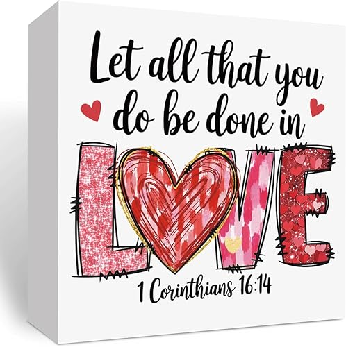 Miniatura 28 de Regalos del día de San Valentín para ella él, decoraciones retro del día de San Valentín, regalo para novio, novia, pincelada de corazón, caja de