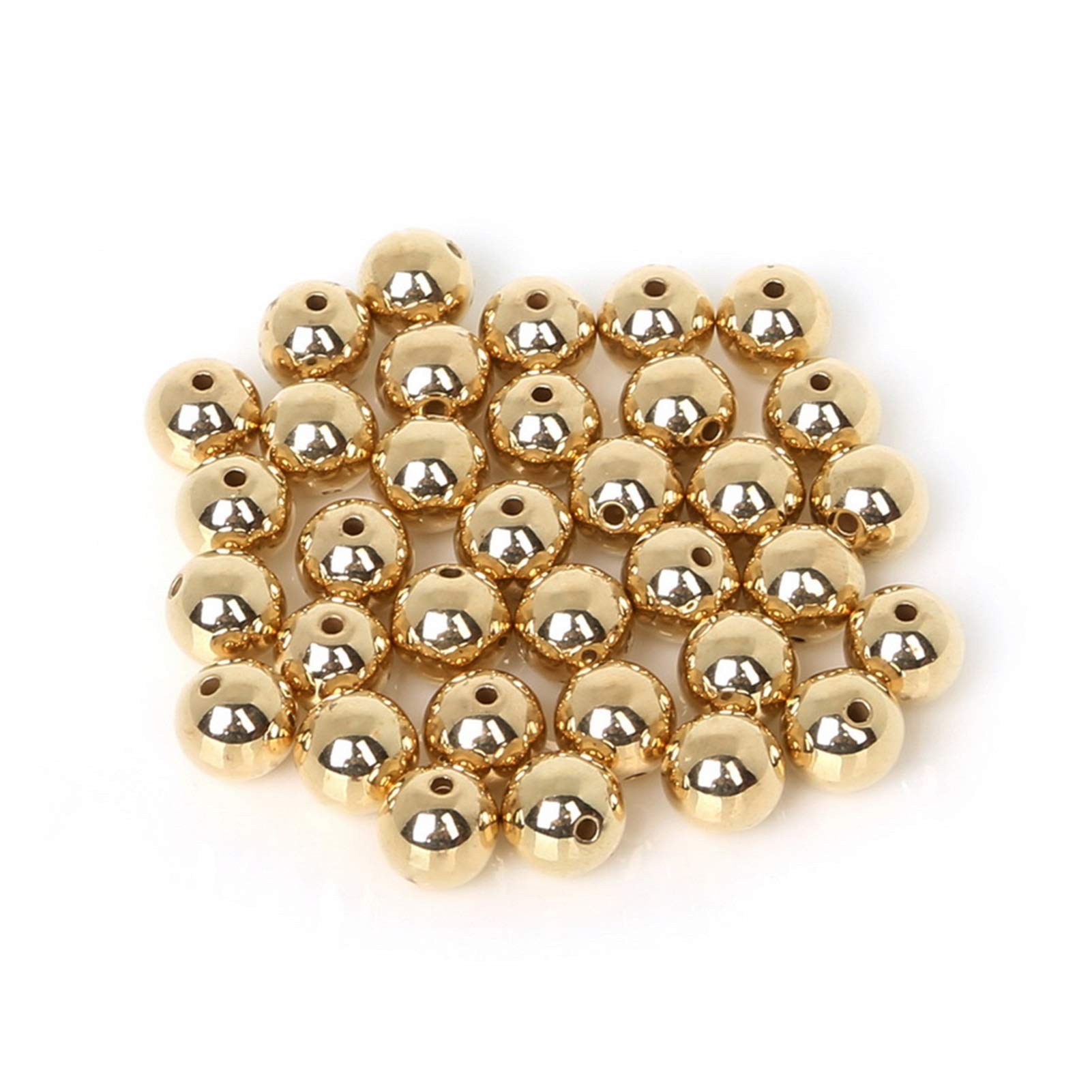 Amazon.co.jp: QZX1 4 6 mm 200-300ピースの金/銃金属メッキCCB