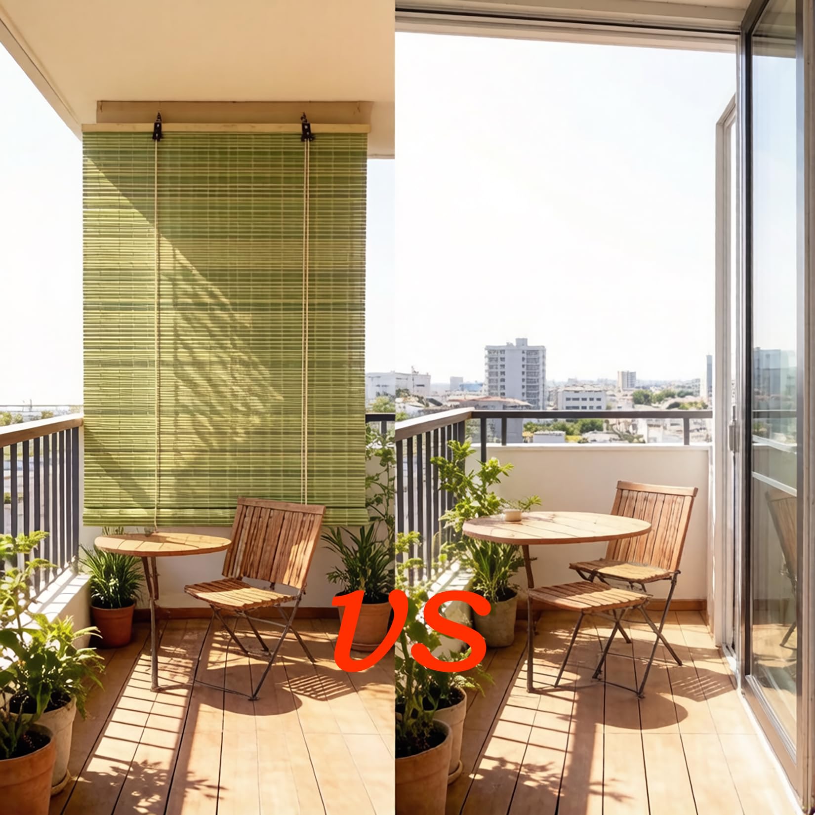 85x180cm Store en Bambou Naturel 60% Filtration | Protection Solaire| pour Fenêtres et Baies Vitrées | Installation Simple sans Perçage | Décoration Végétale Intérieure