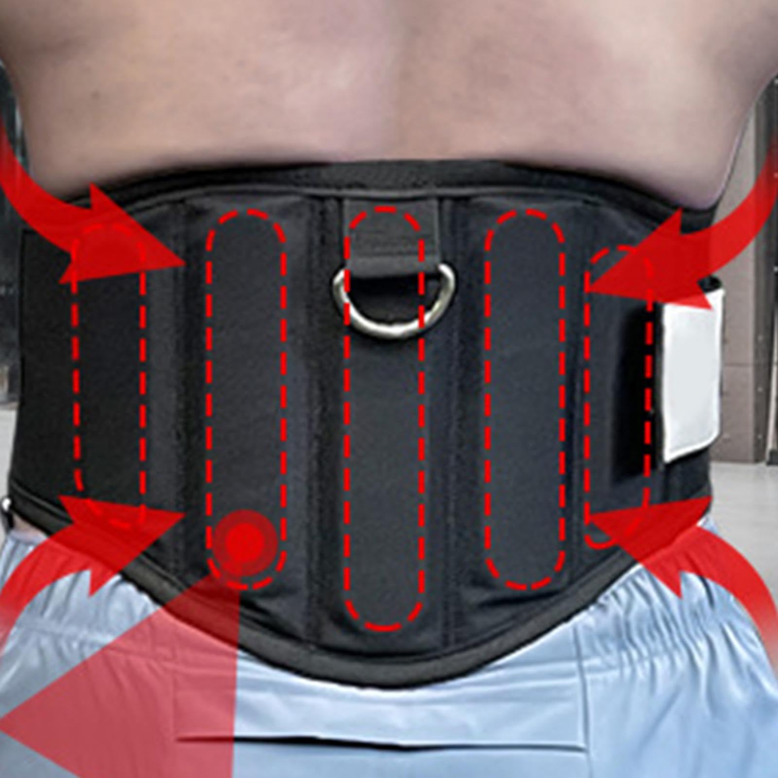 Gewichteter Dip Klimmzuggürtel, atmungsaktiver Gewichthebergürtel, EVA-Rückenstützgurt, strapazierfähige Nylon-Edelstahlkette (Herren, Damen), Krafttraining, Bodybuilding, Fitness
