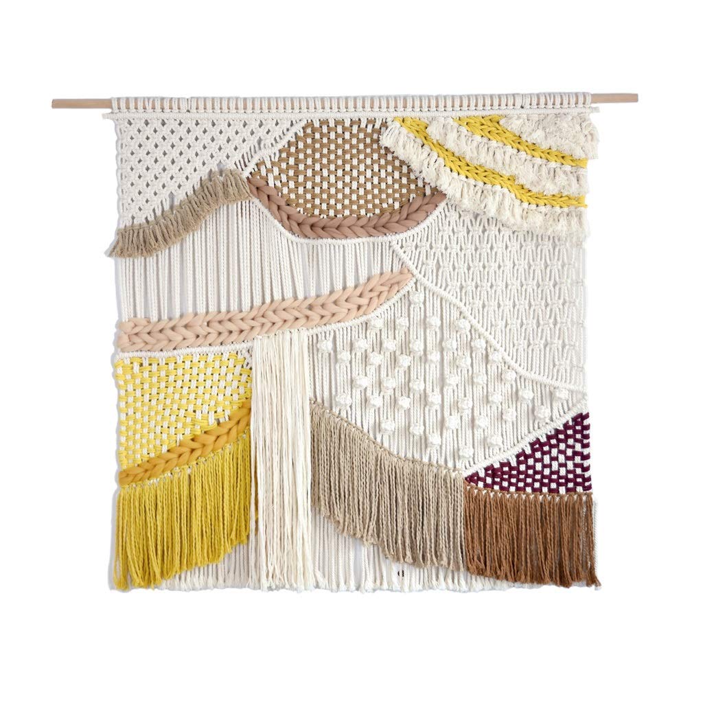 West Elm マクラメ ウォールアート インテリア雑貨 手織りのタペストリー West Elm マクラメ ウォールアート インテリア雑貨 手織りの