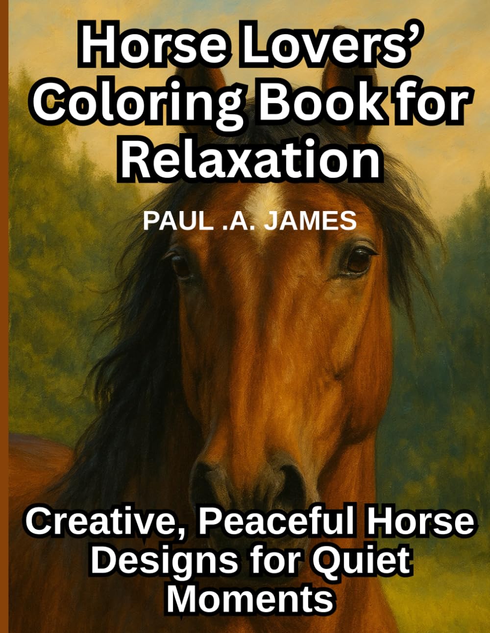 HORSE LOVERS’ COLORING BOOK FOR RELAXATION: Creative, Peaceful Horse Designs for Quiet Moments (Color Fusion Series)